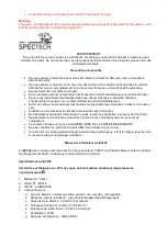 Предварительный просмотр 5 страницы Spectech EC149 User Manual