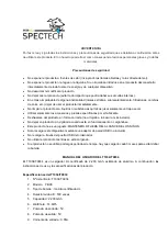 Preview for 7 page of Spectech T1034 User Manual