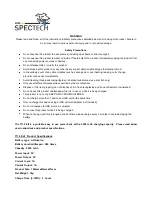 Spectech T119 Elf User Manual preview