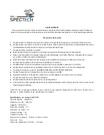 Preview for 3 page of Spectech T119 Elf User Manual