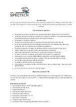 Preview for 7 page of Spectech T154 User Manual