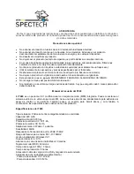 Preview for 7 page of Spectech T249 User Manual