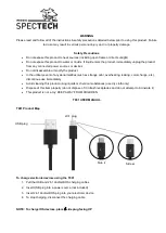 Preview for 1 page of Spectech T991 User Manual