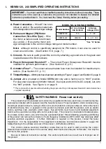 Preview for 3 page of Spectech VARI-DRIVE KBWM-120 Installation And Operating Instructions Manual