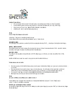 Предварительный просмотр 5 страницы Spector&Co Spectech T809 User Manual