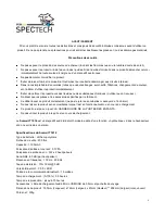 Предварительный просмотр 4 страницы Spector&Co T1016 Instructions Manual