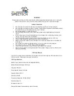 Spector&Co T237 User Manual предпросмотр