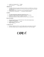 Предварительный просмотр 3 страницы Spector&Co T237 User Manual