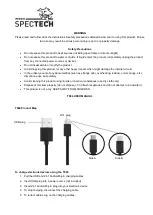 Предварительный просмотр 1 страницы Spector&Co T994 User Manual