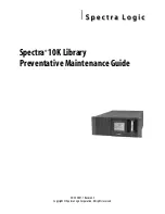 Spectra Logic 10K Library Preventative Maintenance Manual preview