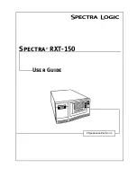 Preview for 1 page of Spectra Logic Spectra RXT150 User Manual