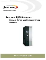 Spectra Logic T-Series Spectra T950 Release Note предпросмотр