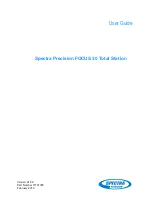 Preview for 3 page of Spectra Precision Focus 30 User Manual