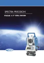 Preview for 1 page of Spectra Precision Focus 6 User Manual