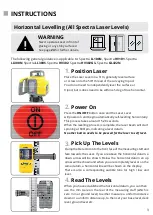 Предварительный просмотр 3 страницы Spectra Precision GL422N Handy Tips & Advice