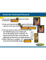 Preview for 27 page of Spectra Precision HV302 Manual