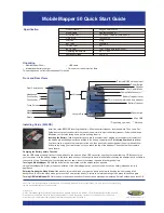 Spectra Precision MobileMapper 50 Quick Start Manual предпросмотр