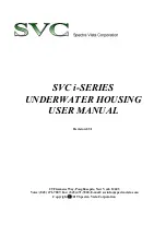 Spectra Vista Corporation i Series User Manual preview