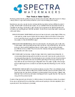 Preview for 21 page of Spectra Watermakers Aquifer 200 DC Operation Manual