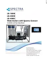 Preview for 1 page of Spectra Watermakers LB-1800C Installation And Operating Manual