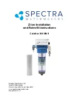 Preview for 1 page of Spectra Watermakers Z-Ion Catalina 300 Mk II Installation Instructions Manual