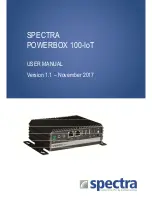 Предварительный просмотр 1 страницы Spectra PowerBox 100-IoT User Manual