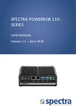 Spectra Powerbox 110 Series User Manual preview