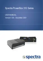 Spectra PowerBox 310 Series User Manual preview
