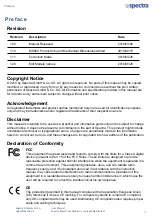 Preview for 3 page of Spectra PowerTwin M08C-SR User Manual