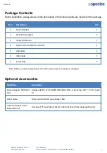 Preview for 7 page of Spectra PowerTwin M08C-SR User Manual