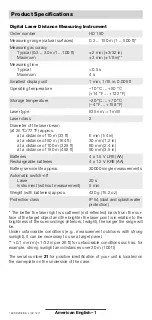 Preview for 5 page of Spectra Precision HD150 User Manual