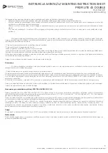 Spectra PROFILITE 45 DOUBLE Mounting Instruction Sheet preview