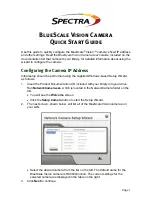 Spectra Spectra BlueScale Vision Quick Start Manual preview