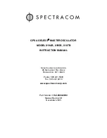 Preview for 1 page of Spectracom 8194B Instruction Manual