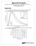 Предварительный просмотр 5 страницы Spectral Products ASBN-W-050 Operation Manual