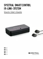 Предварительный просмотр 1 страницы Spectral SMART CONTROL IR-LINK-SYSTEM Quick Start Manual