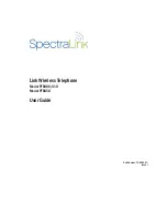 SpectraLink 410 User Manual preview