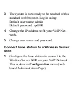 Предварительный просмотр 6 страницы SpectraLink KIRK Base Station 12 User Manual