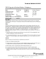 SpectraLink NetLink PTB500 Technical Bulletin preview