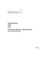 Preview for 1 page of SpectraLink NetLink SVP010 Installation, Configuration And Administration