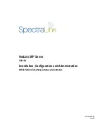 SpectraLink NetLink SVP100 Installation, Configuration And Administration preview