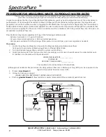 Preview for 7 page of SpectraPure Coffee Lovers System CLS-5-90 Operation Manual