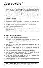 Preview for 12 page of SpectraPure CSPDI-180-AF Installation And Operating Manual