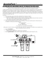 Preview for 6 page of SpectraPure DWS Instructions Manual