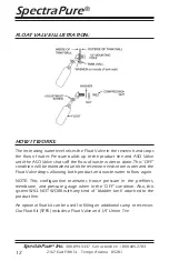 Preview for 12 page of SpectraPure MaxCap MC-RODI-180-10-MF Installation And Operating Manual