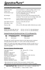 Preview for 4 page of SpectraPure MaxCap MC-RODI-180-AF Installation And Operating Manual