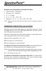 Preview for 24 page of SpectraPure MaxCap MC-RODI-180-AF Installation And Operating Manual