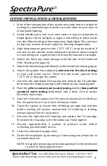 Preview for 9 page of SpectraPure MaxPure MPDI-180 GPD Installation And Operating Manual