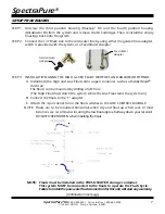 Предварительный просмотр 7 страницы SpectraPure MC-RODI-200UHE Owner'S Manual & Installation Instructions