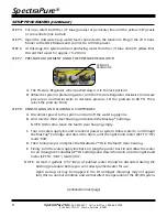 Предварительный просмотр 8 страницы SpectraPure MC-RODI-200UHE Owner'S Manual & Installation Instructions